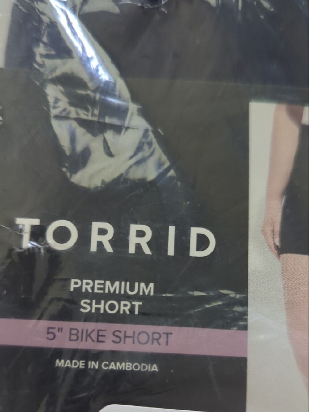 torrid Signature Waist Pocket Bike Shorts Twinkle Foil With Stars Navy - Picture 5 of 14